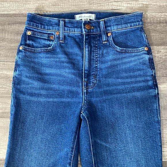 Madewell Tall Slim Demi-Boot Jeans in Sundale Wash size 24 tall - Picture 3 of 16